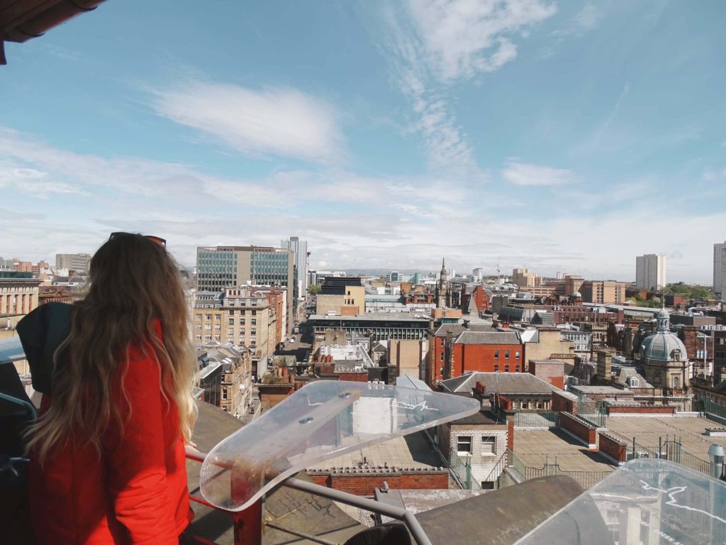 Skyline view of Glasgow