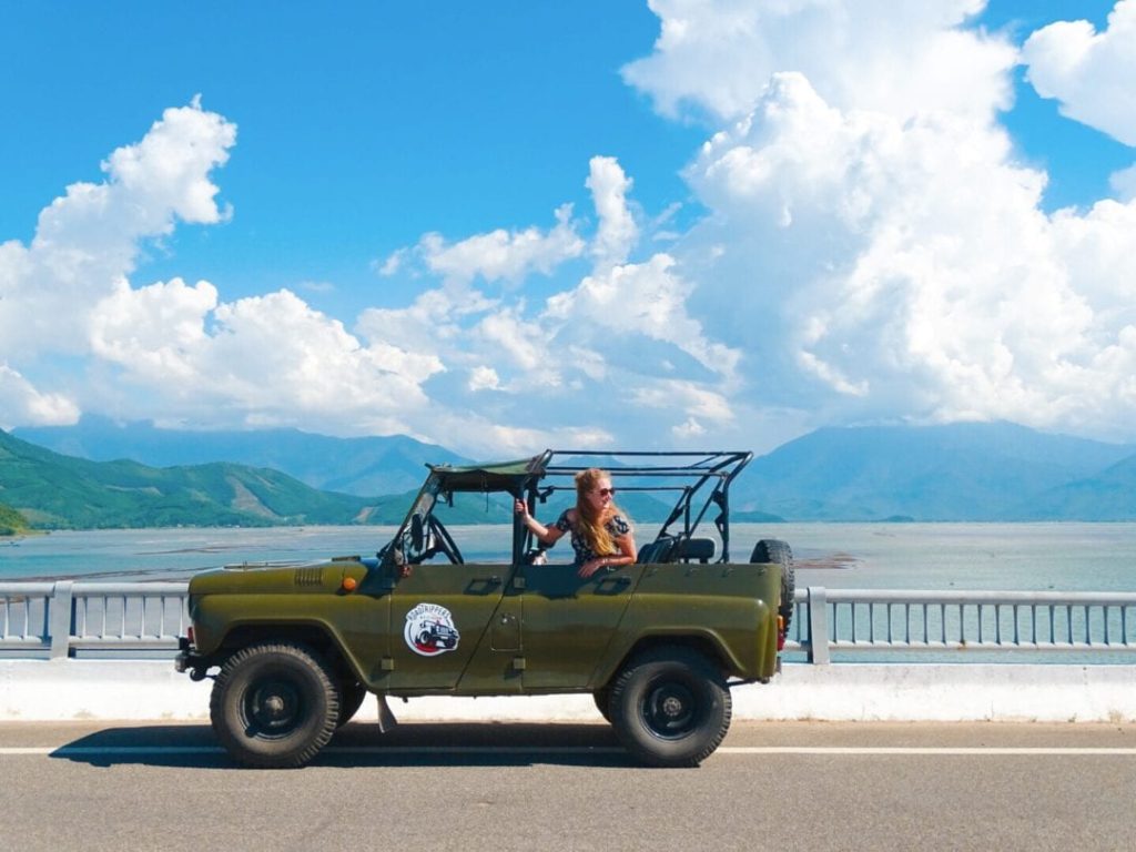 Hai Van Pass by Jeep