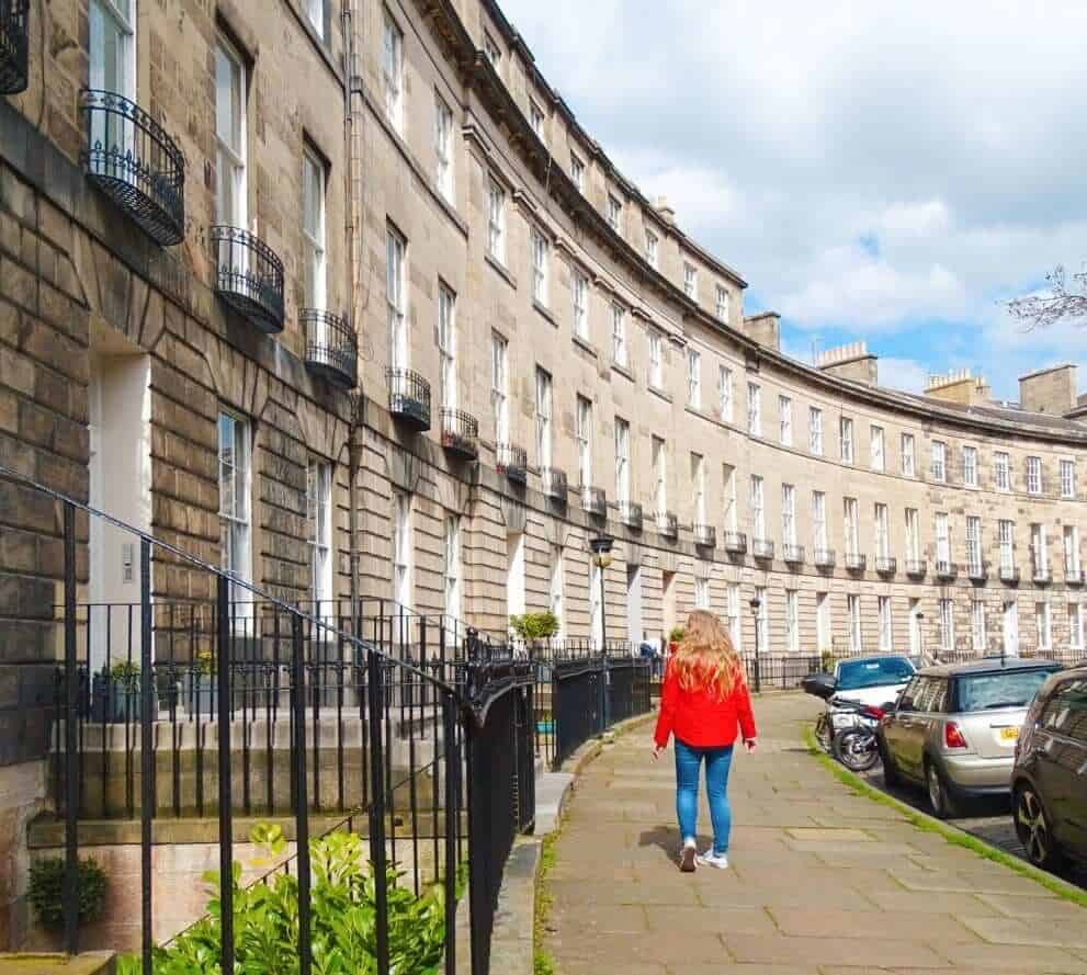 Girl walking the Royal Circus 