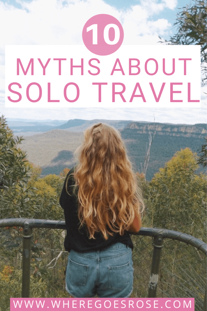 myths about solo travel