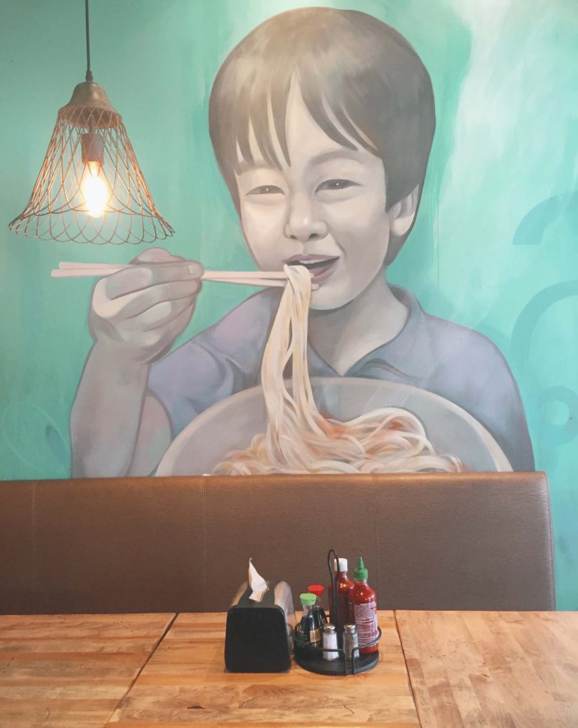 Noodle Mural Sriracha House restaurant miami itinerary