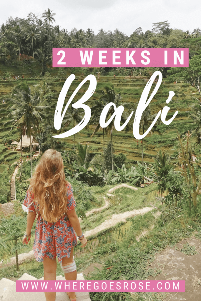 2 week Bali itinerary
