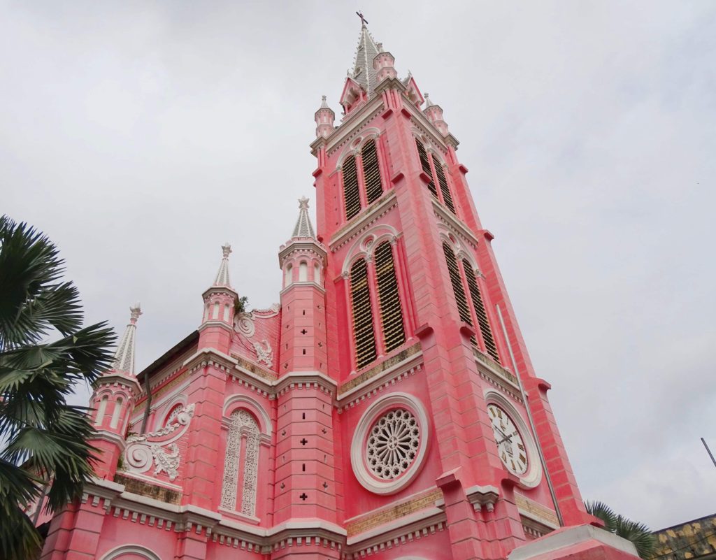 Pink Church Saigon vietnam