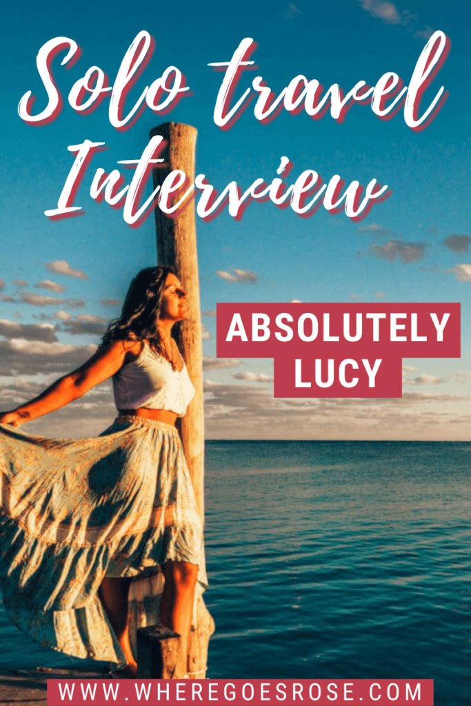 solo female travel interview Lucy 
