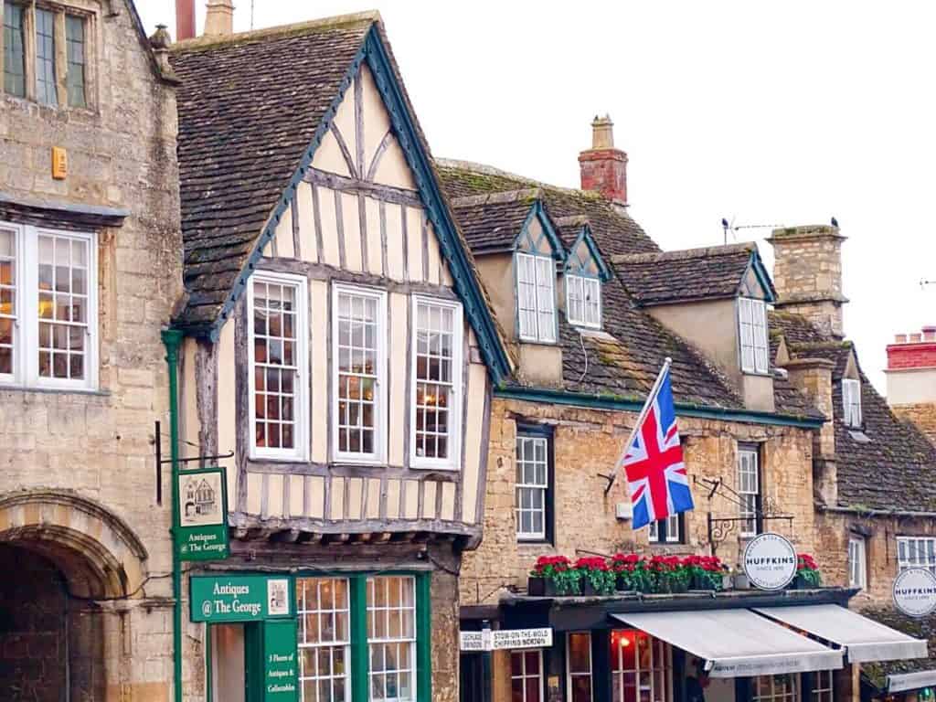 Old stone houses in Burford UK