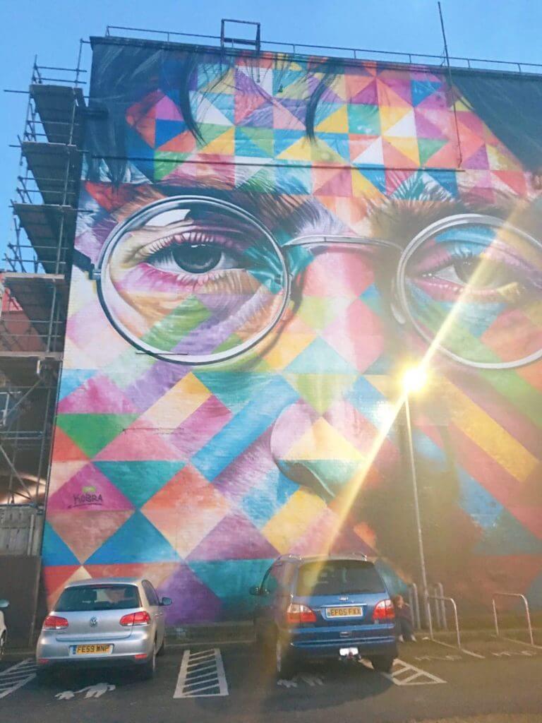 street art of John Lennon