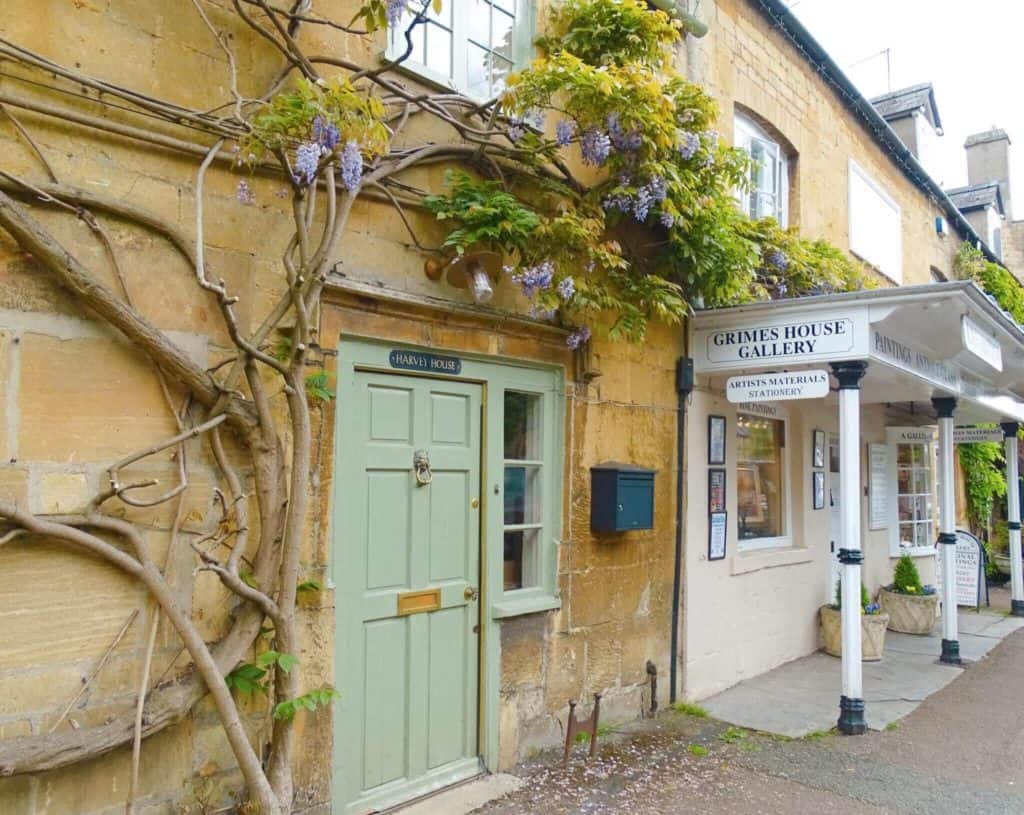 Wisteria in Moreton in Marsh best Cotswold places