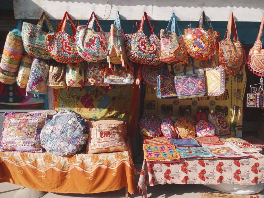 Handicrafts market stall