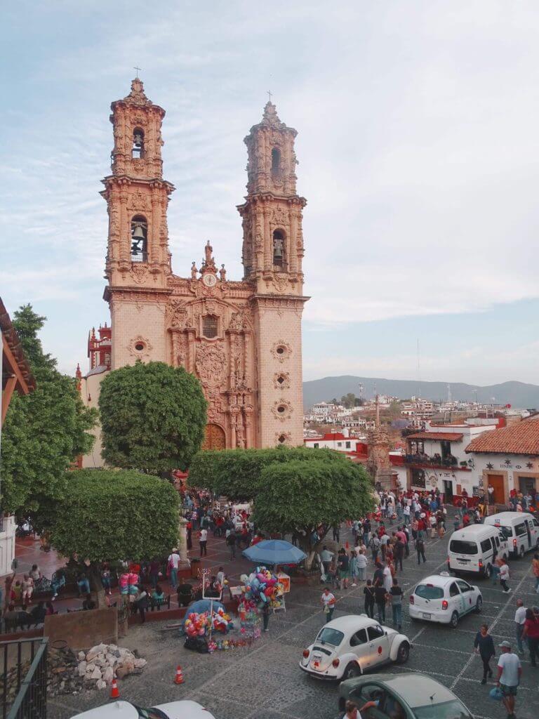 Santa Prisca de Taxco from Mexico City