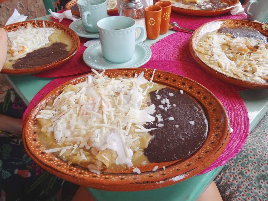 Chilaquiles La Intriga mexico city to taxco weekend