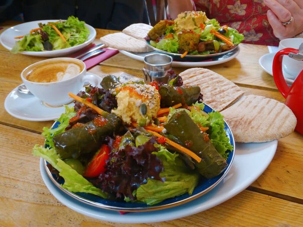 Falafel salad aroma cafe lyme regis