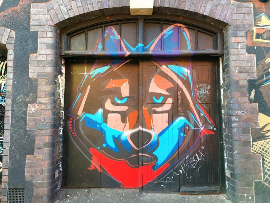 fox mural 