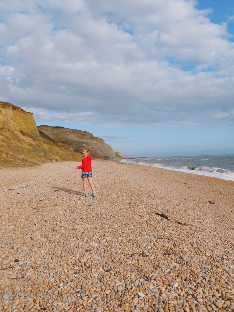 West Bay beach dorset weekend