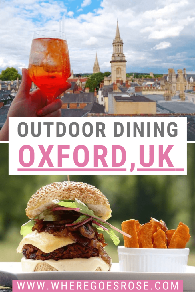outdoor dining Oxford