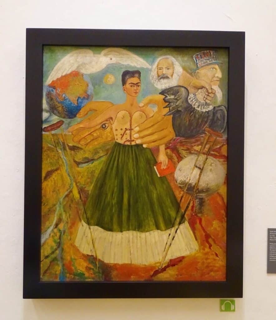 Painting at Frida Kahlo Museum 