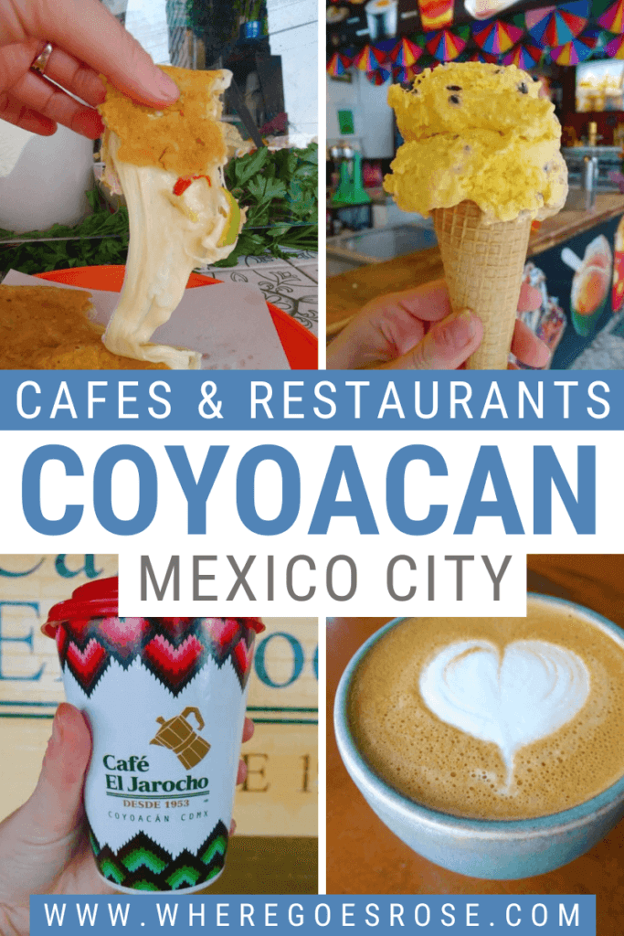 cafes restaurants Coyoacan Mexico City