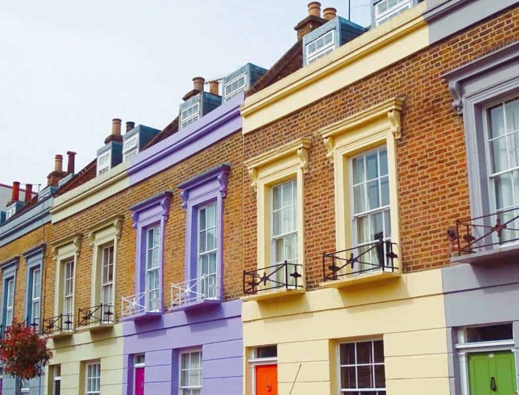 Colourful houses Camden guide