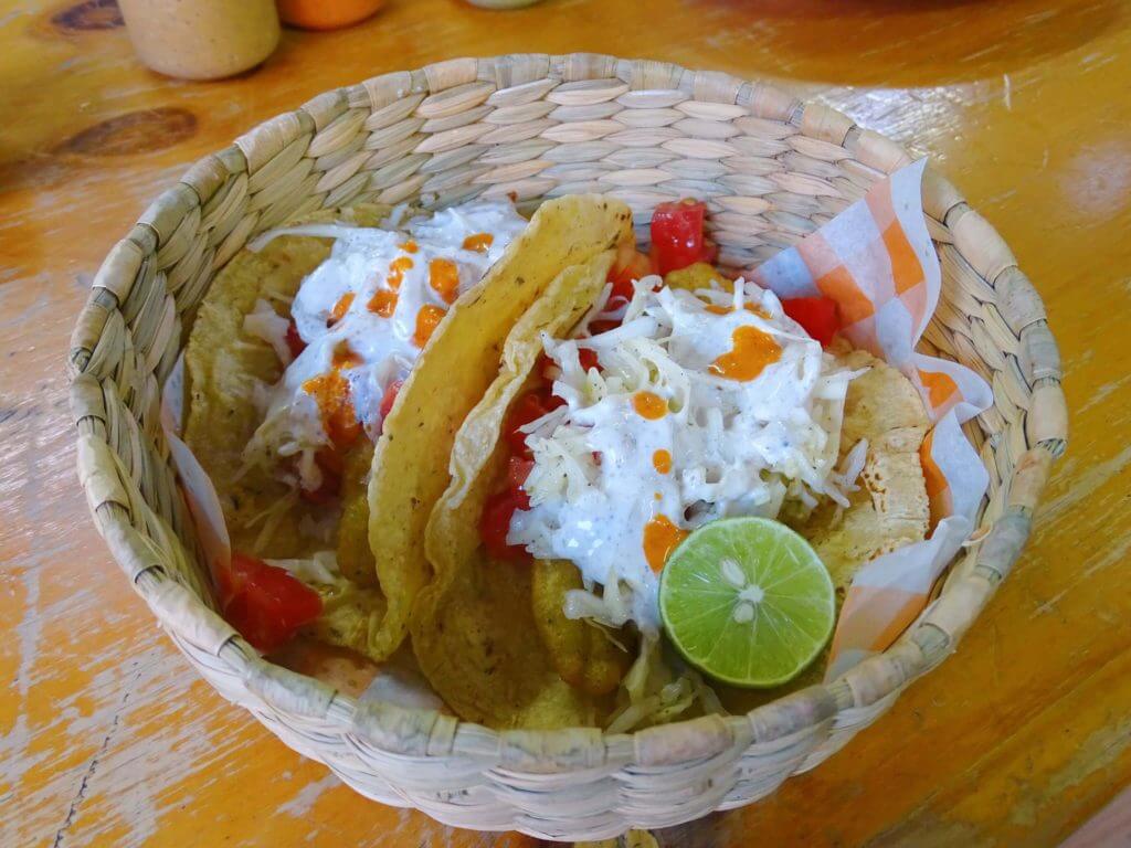 Baja fish tacos