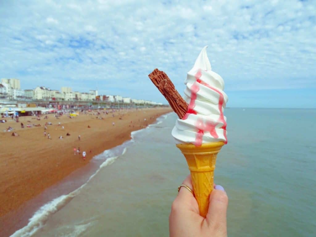 Mr Whippy ice cream,