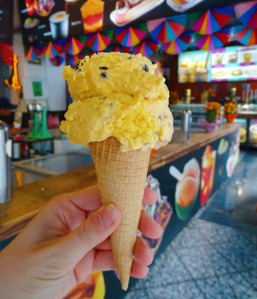 ice cream at Paletas y Helados La Gloria