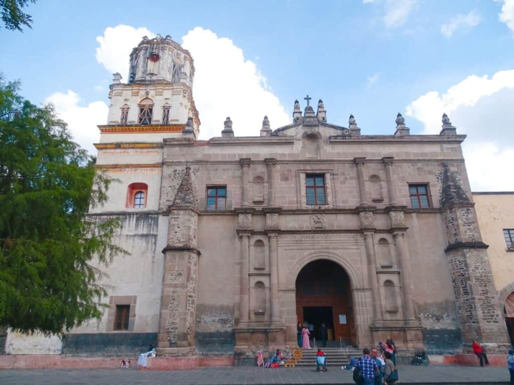 San Juan Bautista Church Coyoacan Mexico City 