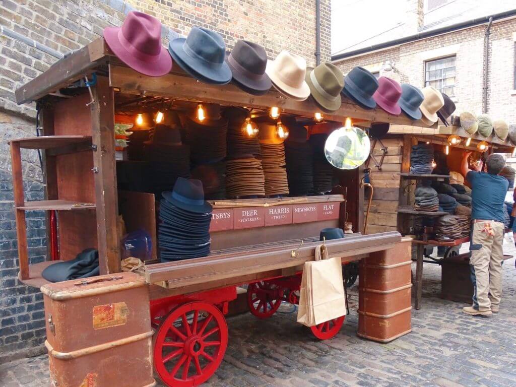 Hat stand Camden market 