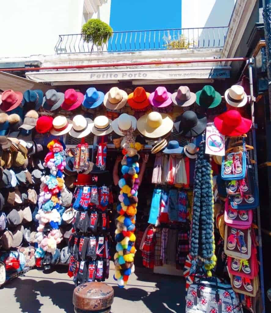 Stand at portobello market