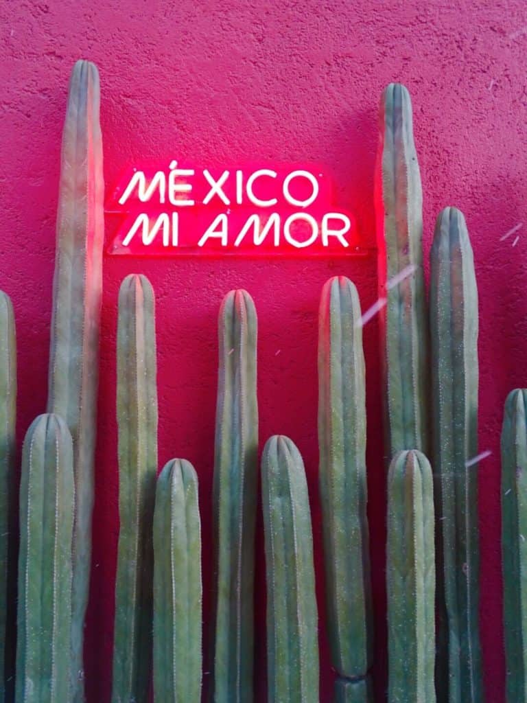 Mexico Mi Amor sign Mexico City