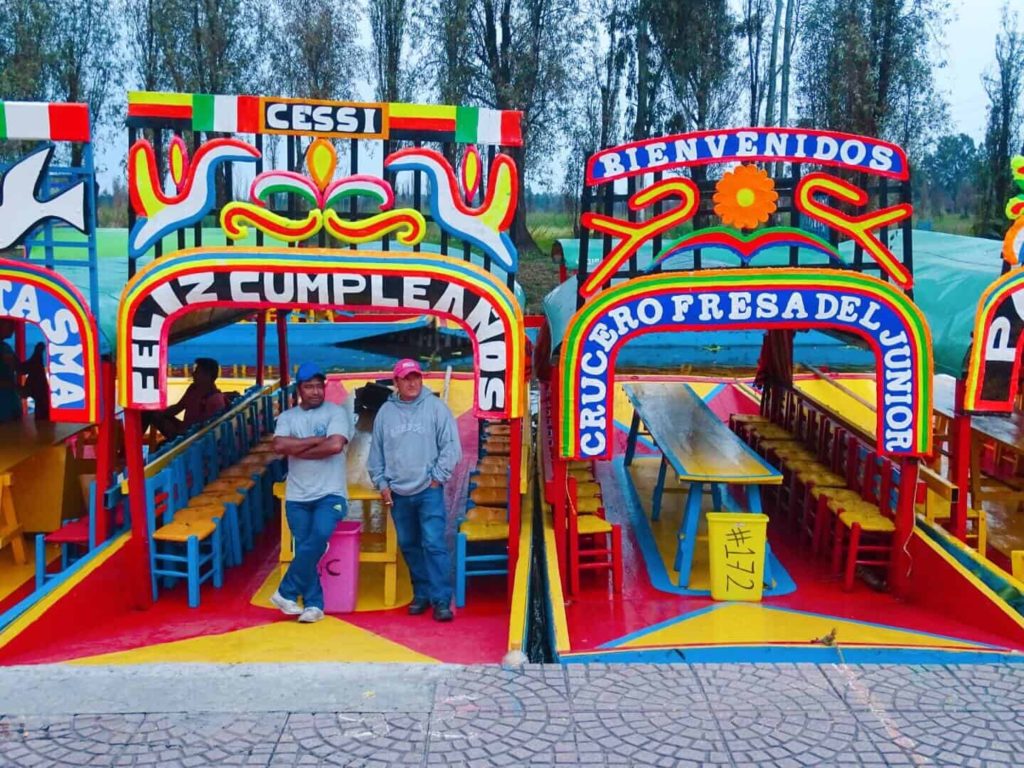 Colourful trainers Xochimilco Mexico City itinerary 5 days