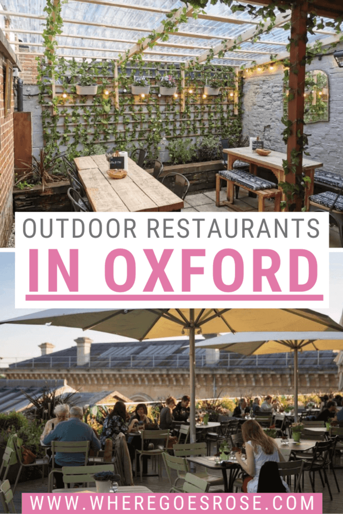 OUTDOOR restaurant Oxford