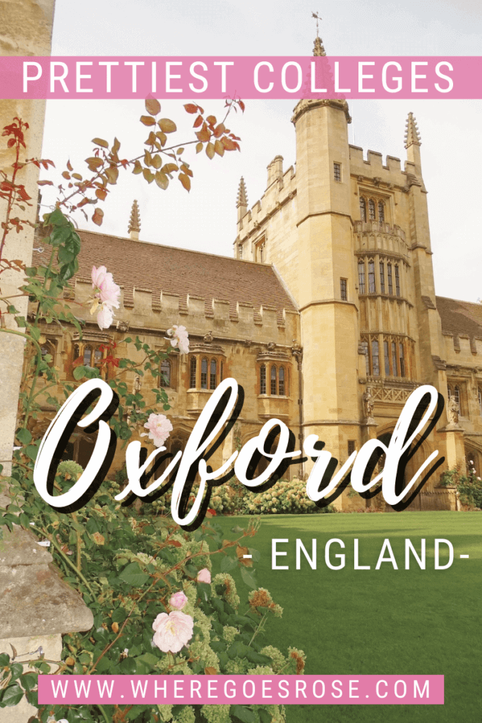 prettiest Oxford colleges
