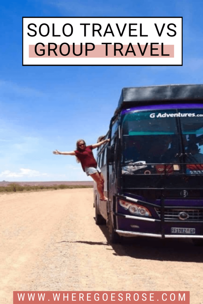 solo travel vs tour travel comparison