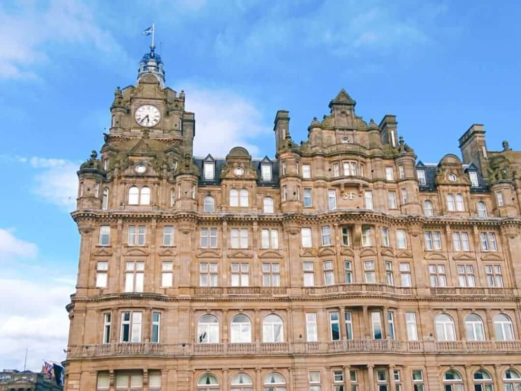 Balmoral Hotel Harry Potter locations Edinburgh