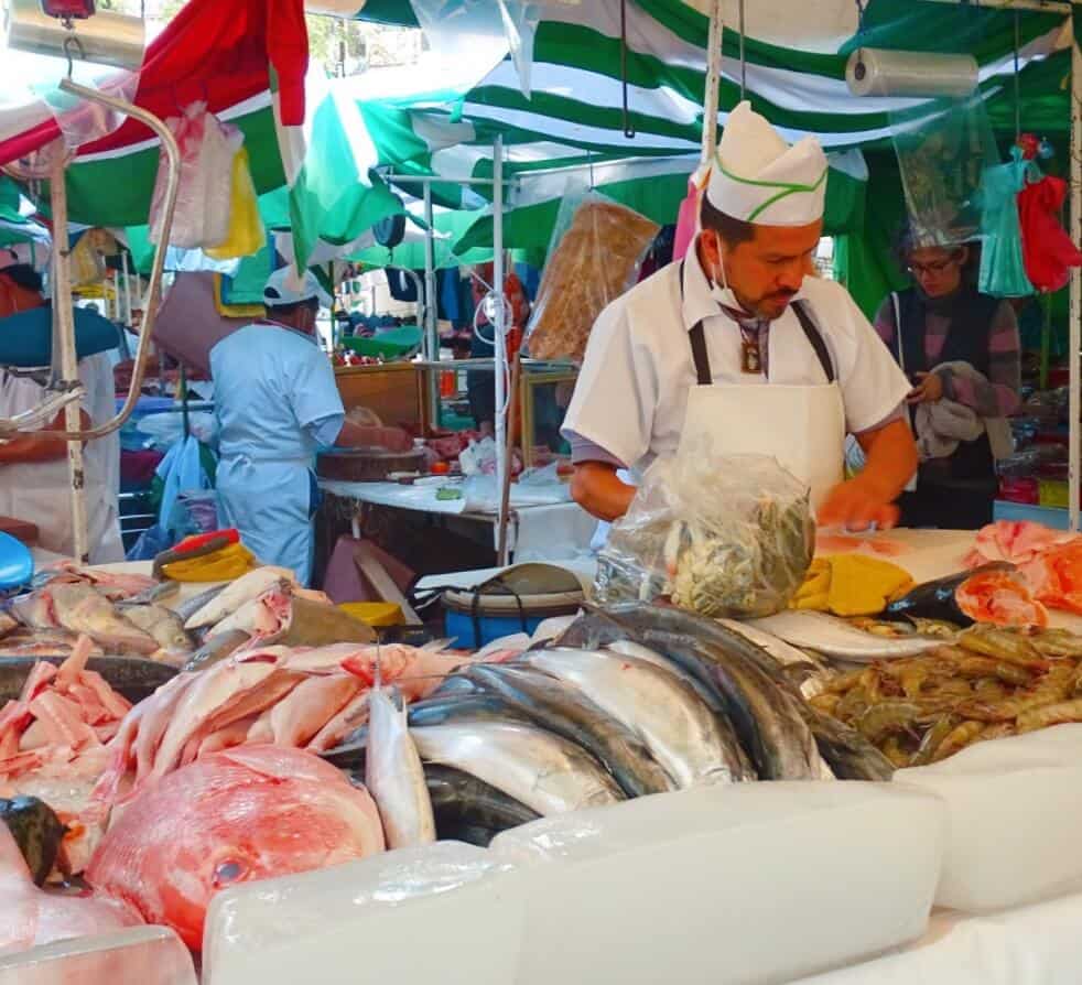 Friday Market Condesa food CDMX