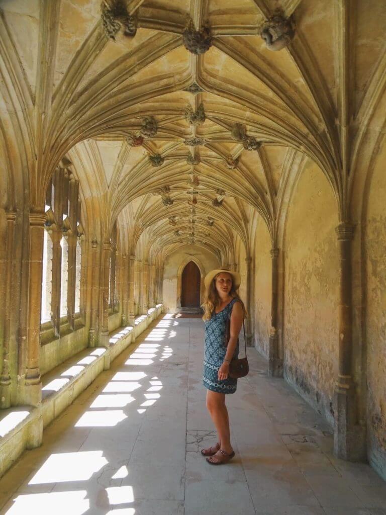 Hogwarts cloisters lacock abbey Harry Potter filming location
