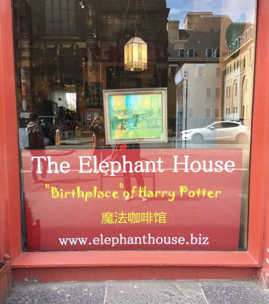 Elephant house cafe Harry Potter edinburgh location