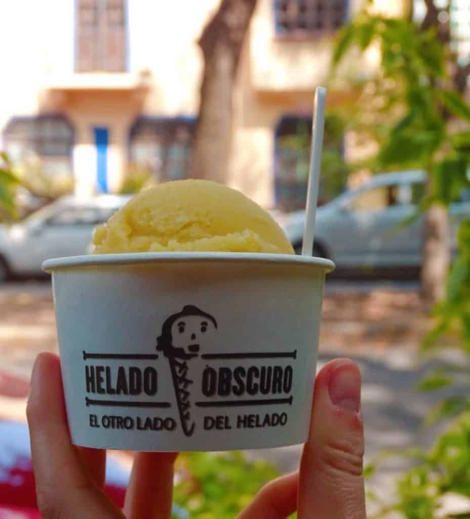 Helado Obscura Roma CDMX food