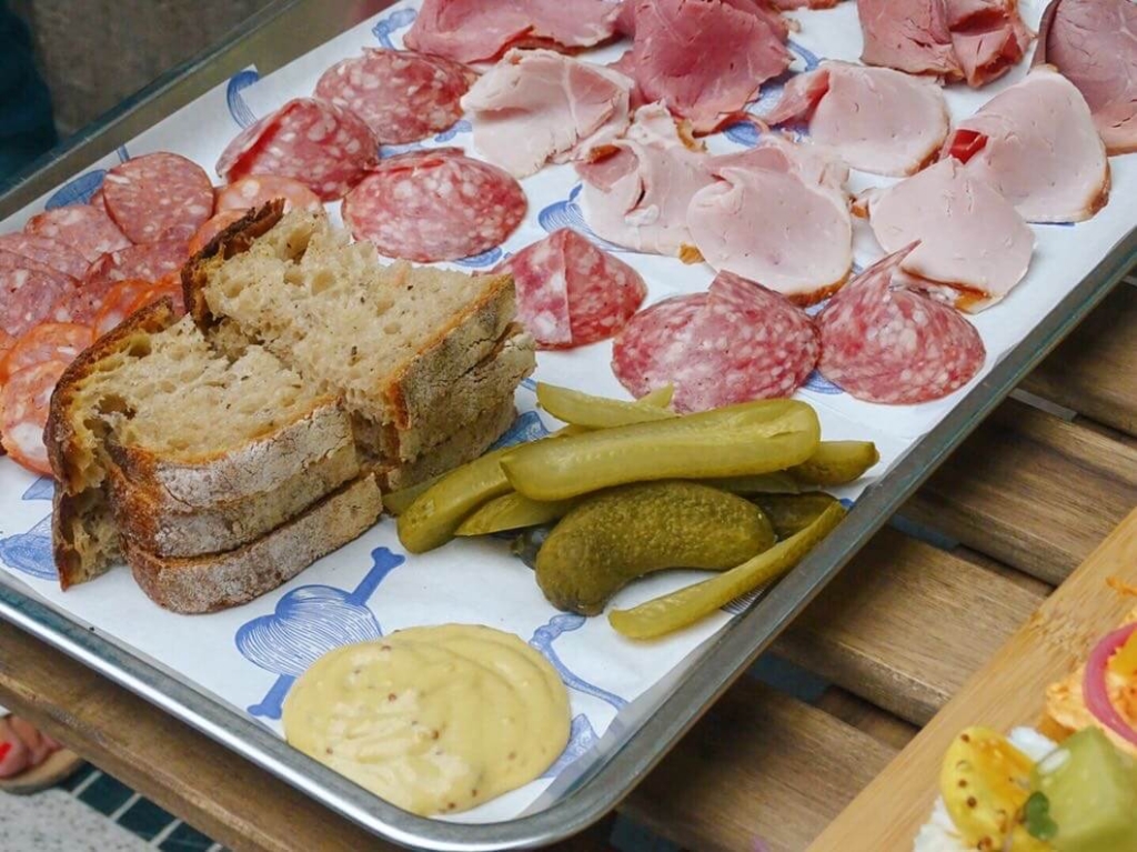 Deli platter at Sisters Bistro Prague