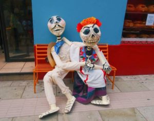 Oaxaca day of the dead skeletons