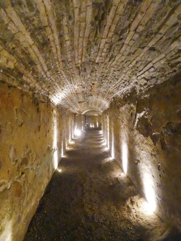 Underground tunnel in Puebla