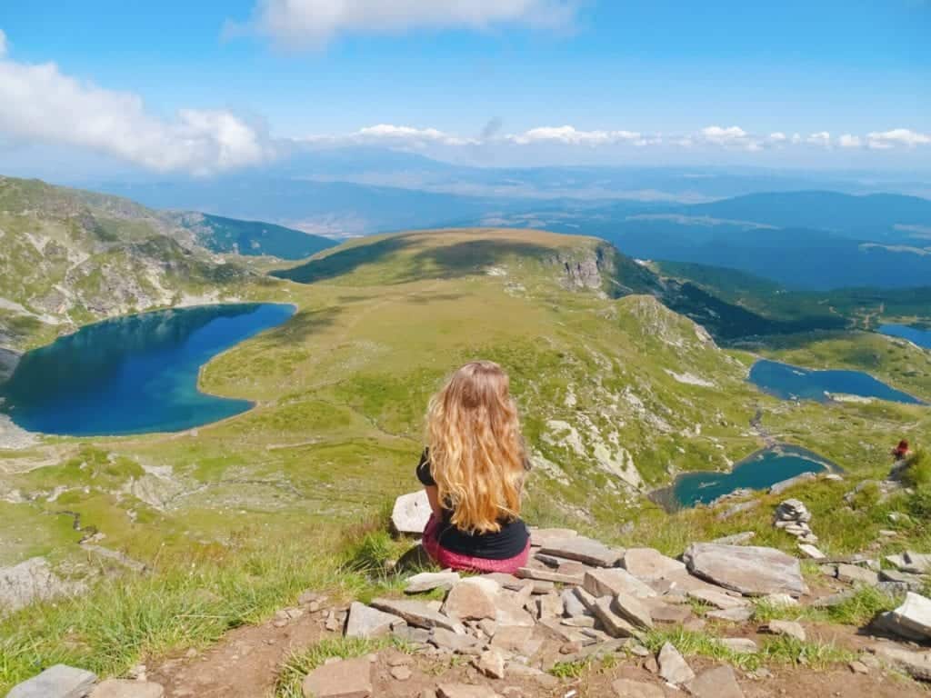 View from 7 Rila Lakes 