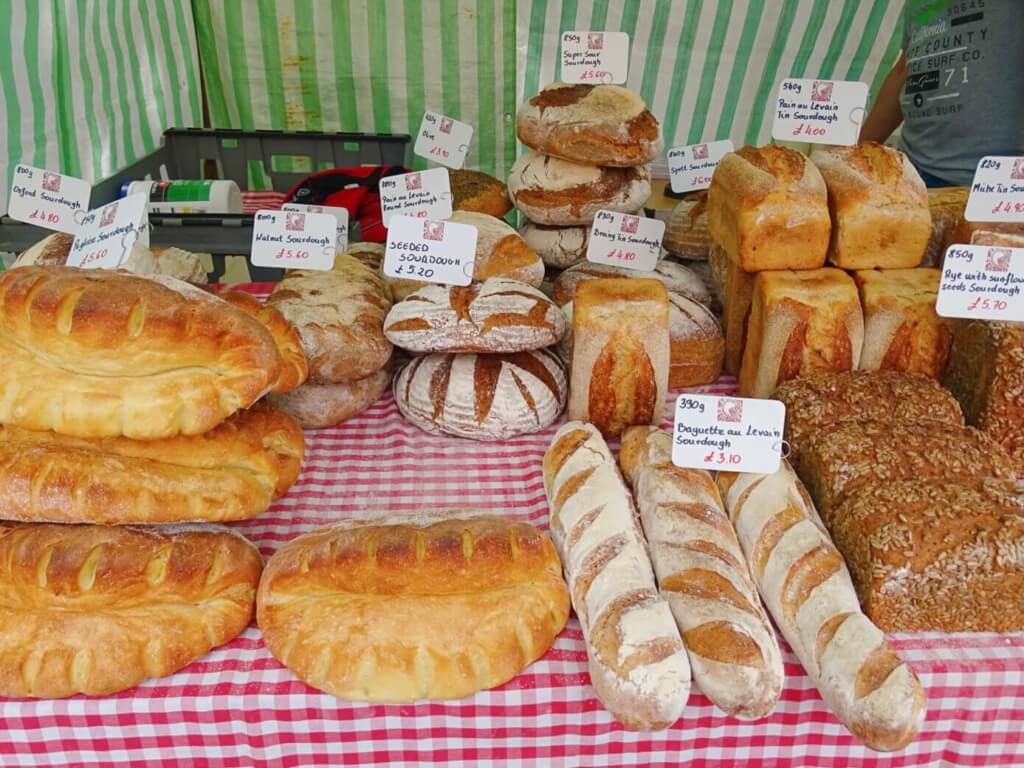 Sourdough bread Oxford farmers market