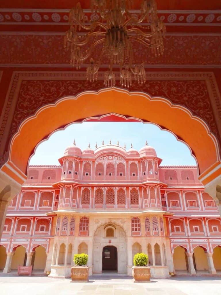 Jaipur City Palace archway 