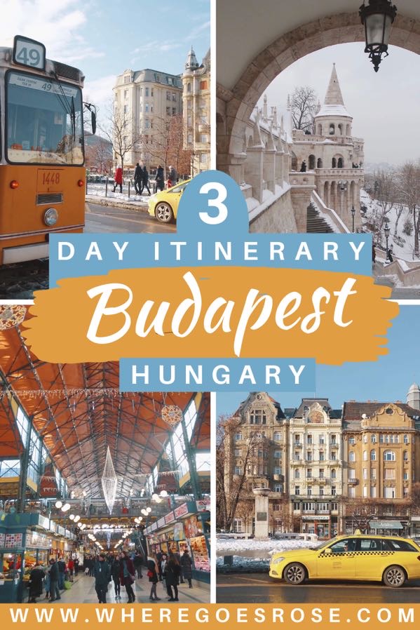 Budapest matkareitti 2 päivää