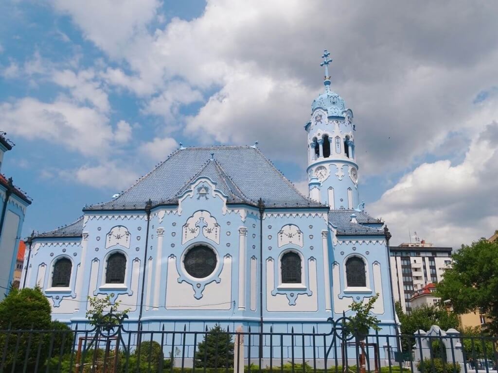 blue chruch bratislava itinerary