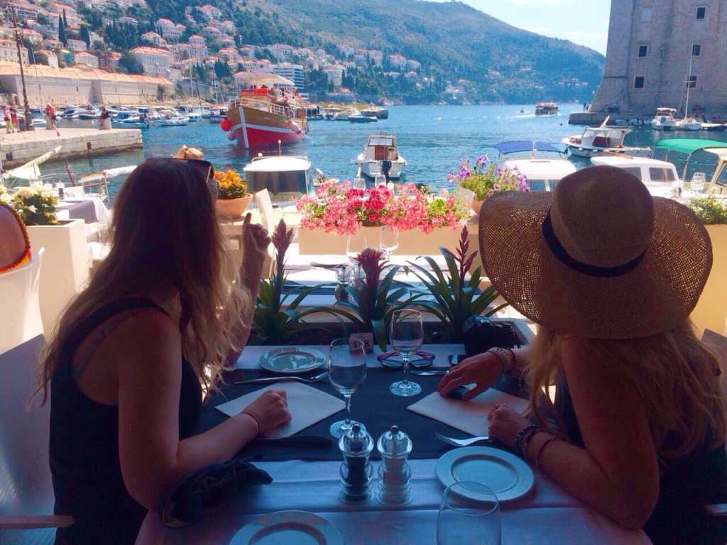 Eating in croatia