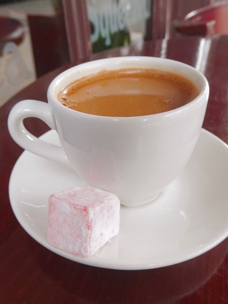 Turkish coffee and turkish delight