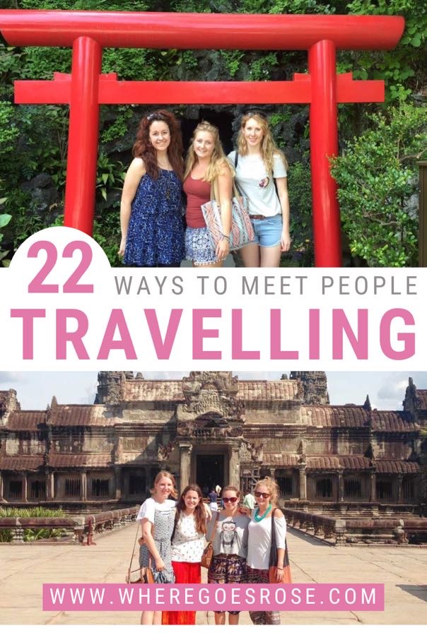 meeting people travelling