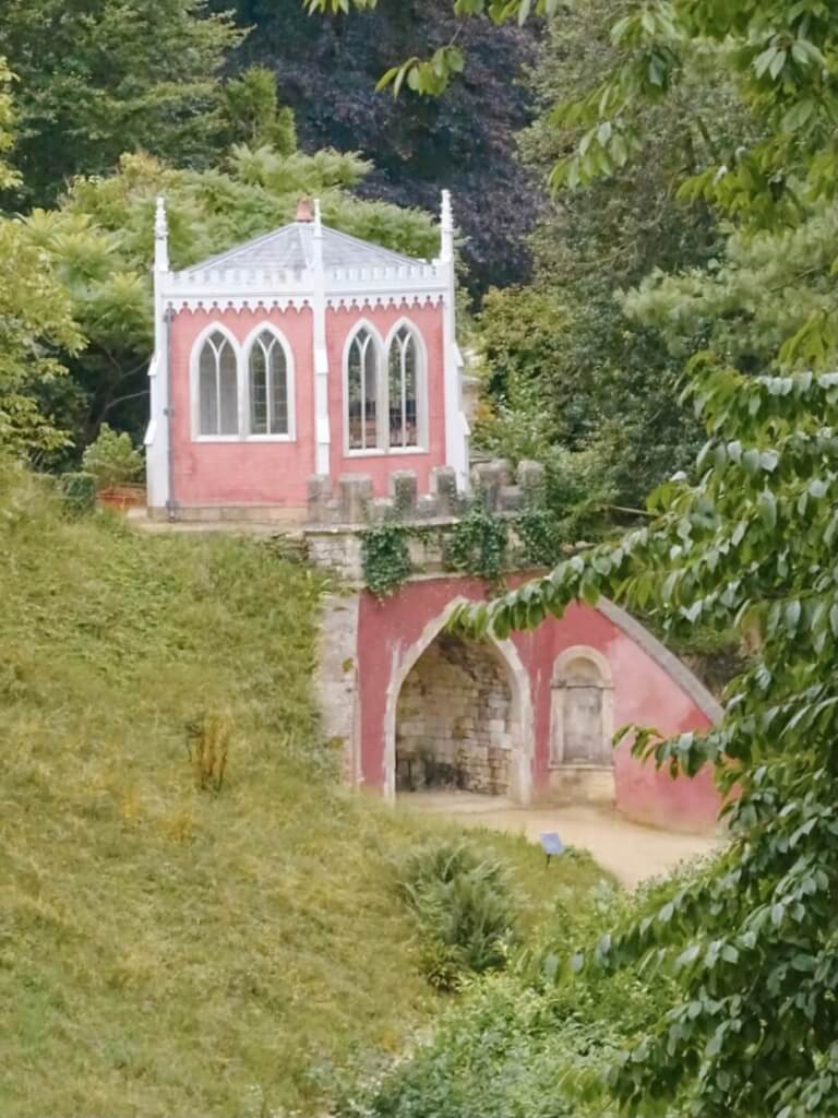 Pink building rococo gardens cotswolds itinerary 1 day