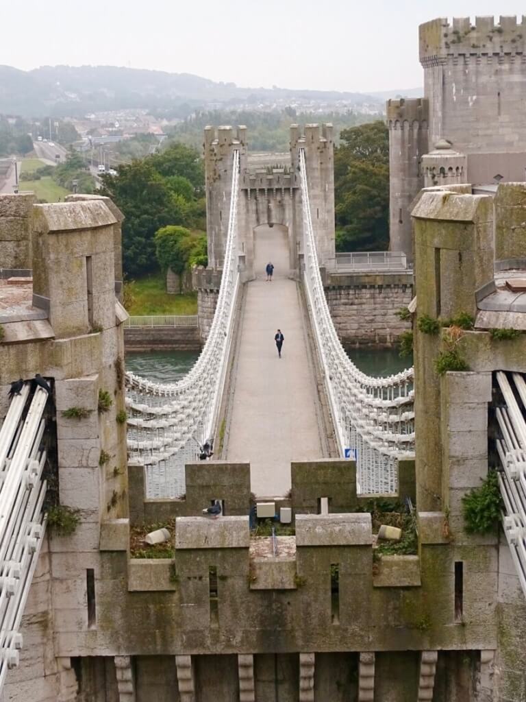 Conwy suspension bridge 